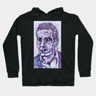 HUMPHREY BOGART watercolor and ink portrait .2 Hoodie